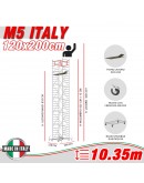 Trabattello M5 ITALY (Altezza lavoro 10,35 metri)