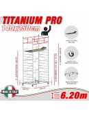 Trabattello TITANIUM PRO (Altezza lavoro 6,20 metri)