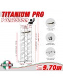 Trabattello TITANIUM PRO (Altezza lavoro 9,70 metri)